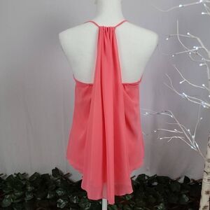NWT Jennifer Lopez Sheer Coral Tank [SIZE XS]‎